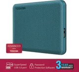 Toshiba Canvio Advance 2tb Usb 3.0 Portatil Externo Green