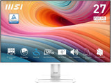Monitor Msi Pro Mp275w E2, 27 Ips, Fhd, 120hz, 1ms Parlante Color Blanco