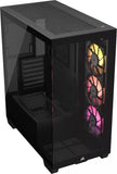 Gabinete Corsair 3500x Argb Mid-tower Atx Icue Link Rgb Color Negro