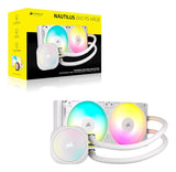 Refrigeración líquida de CPU NAUTILUS 240 RS ARGB, blanco