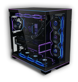 CASE LIAN LI 011D EVO RGB BLACK , V/TEMPLADO ( 011DERGBX )