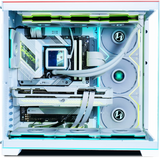 CASE LIAN LI 011D EVO RGB WHITE, V/TEMPLADO ( 011DERGBW )