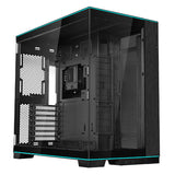 CASE LIAN LI 011D EVO RGB BLACK , V/TEMPLADO ( 011DERGBX )