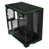 CASE LIAN LI 011D EVO RGB BLACK , V/TEMPLADO ( 011DERGBX )