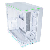 CASE LIAN LI 011D EVO RGB WHITE, V/TEMPLADO ( 011DERGBW )