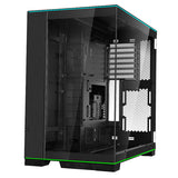 CASE LIAN LI 011D EVO RGB BLACK , V/TEMPLADO ( 011DERGBX )