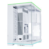 CASE LIAN LI 011D EVO RGB WHITE, V/TEMPLADO ( 011DERGBW )