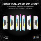 Memoria 32gb 16x2 Ddr5 Bus 6200 Corsair Vengeance Rgb White