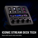 Teclado Elgato Stream Deck+black 8 Teclas Lcd Personalizable