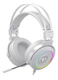 Auriculares Redragon Lamia White H320w Rgb 7.1 Gamer