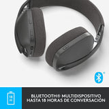 Audífono Logitech Zone Vibe 100 Inalámbrico Bluetooth