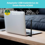 Adaptador Usb Inalámbrico Archer T3u Plus Ac1300 Alta Gananc