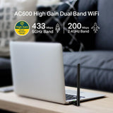 Archer T2 Plus Ac600 Adaptador Usb Inalámbrico Alta Ganancia