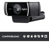 Camara Web Logitech C922 Pro Stream Full Hd1080 30fp