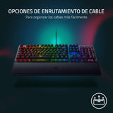 Teclado Gamer Razer Blackwidow V3 Qwerty Green Español