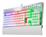 Teclado Mecánico Gamer Redragon Yama White Rgb-k550 Español