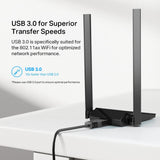 Archer Tx20u Plus Adaptador Usb Wifi 6 Con 2 Antenas Ax1800