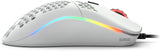 Mouse Gamer Glorious Model O- Minus Rgb Matte Negro Y Blanco