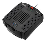 Estabilizador Forza Fvr-1202usb 1200va600w + 2 Usb 8 Tomas