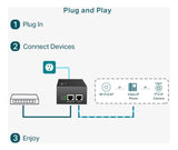 Inyector Poe Gbe Tp-link Tl-poe170s 60w