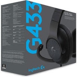 Auriculares Logitech G433 Wired 7.1 Surround Gaming Black