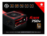 Fuente Poder 750w Certificada Antryx Kirin 80 Plus Bronze