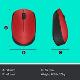 Mouse Inalámbrico Logitech M170 Colores