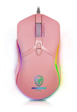 Mouse Gamer Micronics Stingray Gm813p Rosado