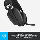 Audífono Logitech Zone Vibe 100 Inalámbrico Bluetooth