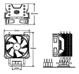 Cooler Hyper H410r Rgb Lighting Pwm Cooler Master Intel Amd