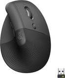 Mouse Bluetooth Wireless Logitech Lift Vertical Bk