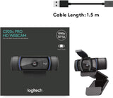 Cámara Webcam Logitech C920s Pro Fhd 1080p Streaming