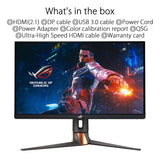 Monitor Asus Rog Swift 27 Ips Pg27uqr 4k 160hz 1ms