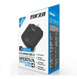 Estabilizador Forza Fvr-1202usb 1200va600w + 2 Usb 8 Tomas