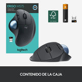 Mouse Logitech Ergo M575 Trackball Inalámbrico Negro