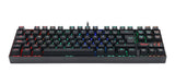 Teclado Mecánico Gamer Redragon Kumara K552 Rgb Tkl Sp.