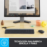 Teclado Y Mouse Inalámbrico Logitech Mk470 Slim Graphite