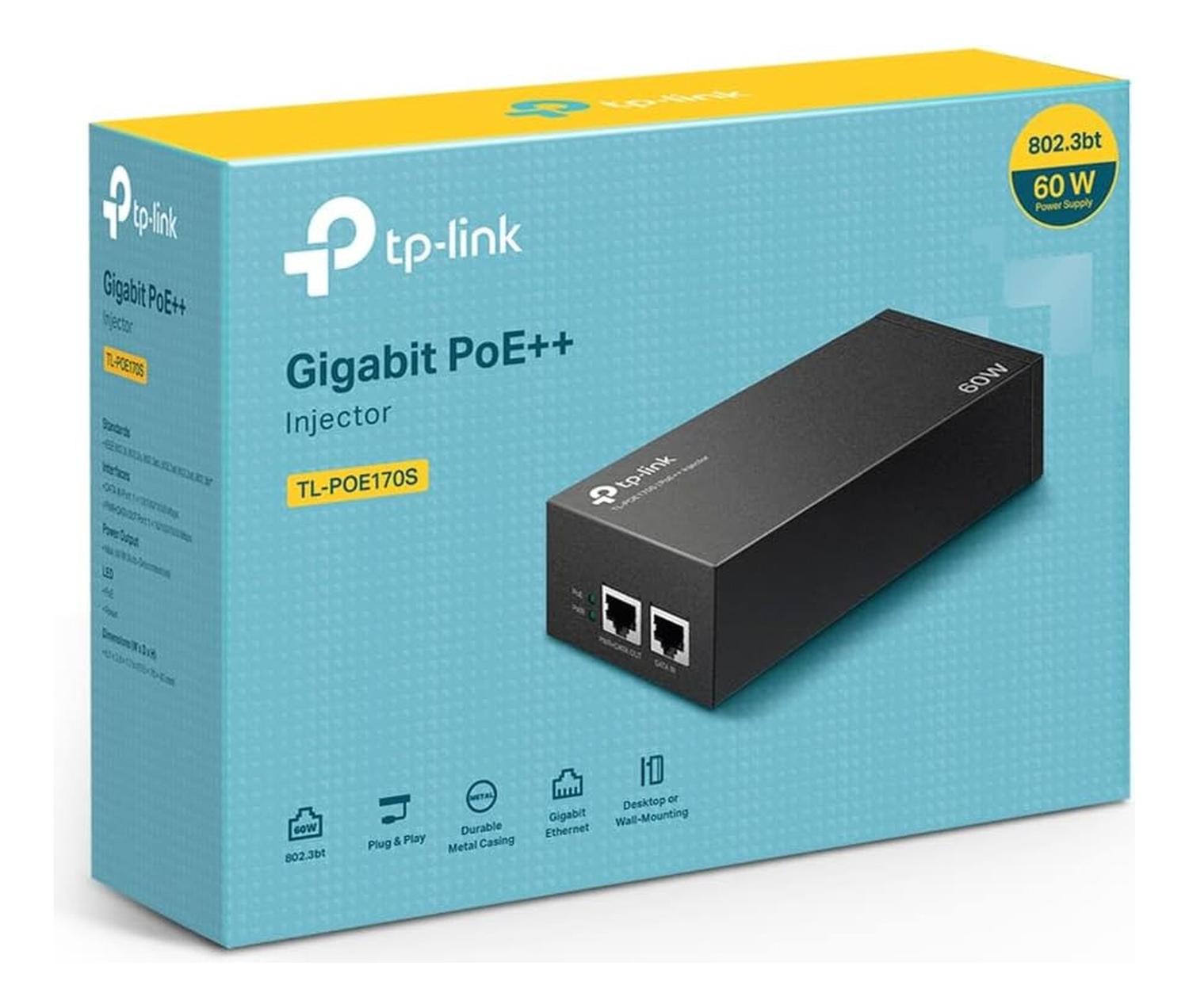 Inyector Poe Gbe Tp-link Tl-poe170s 60w – WonderCris Perú