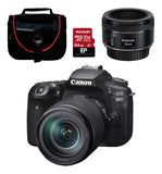 Combo Camara Eos 90d Ef-s 18-135mm + Ef 50mm + Memoria 64gb