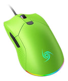 Mouse Gamer Vsg Aurora Ultraliviano Verde Boreal Rgb