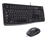 Teclado Y Mouse Logitech Mk120 Color Negro Usb