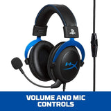 Audífono Gamer Kingston Hyperx Cloud For Ps4-ps5 Blue