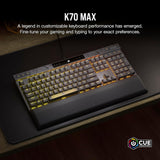 Teclado Gaming Corsair K70 Max Rgb Magnetic Mechanical