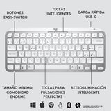 Combo Logitech Teclado Mx Keys Mini + Mouse Mx Anywhere 3