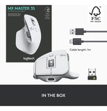 Mouse Logitech Mx Master 3s + Funda Estuche Rigida