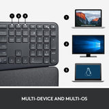 Teclado Ergonómico Inalámbrico Logitech Ergo K860 Windws/mac