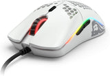 Mouse Gamer Glorious Model O- Minus Rgb Matte Negro Y Blanco