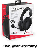 Audífono Gamer Hyperx Cloud Alpha S Gaming Headset Black