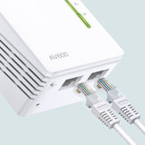 Adaptador Powerline Tp-link Tl-wpa4220 Blanco