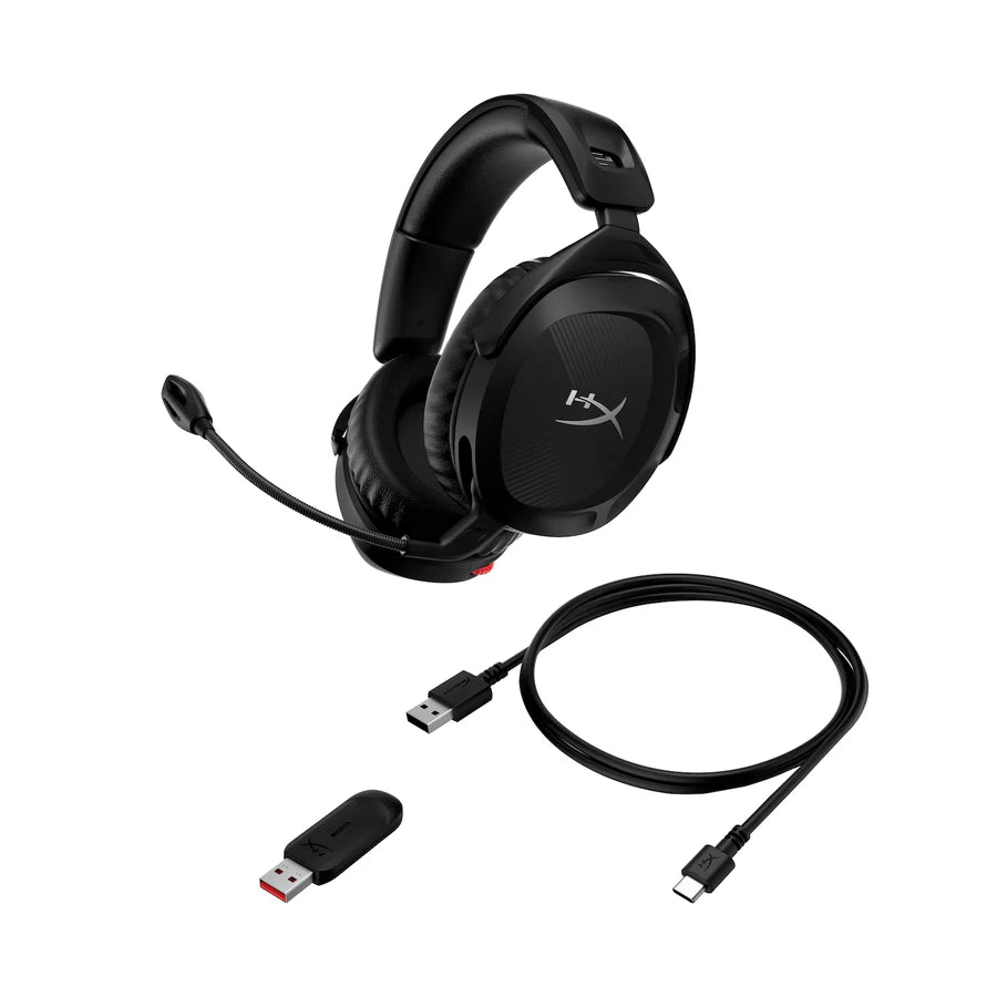 AUDIFONO HYPERX CLOUD STINGER 2 BLACK WIRELESS CON MICROFONO (PN:676A2AA)